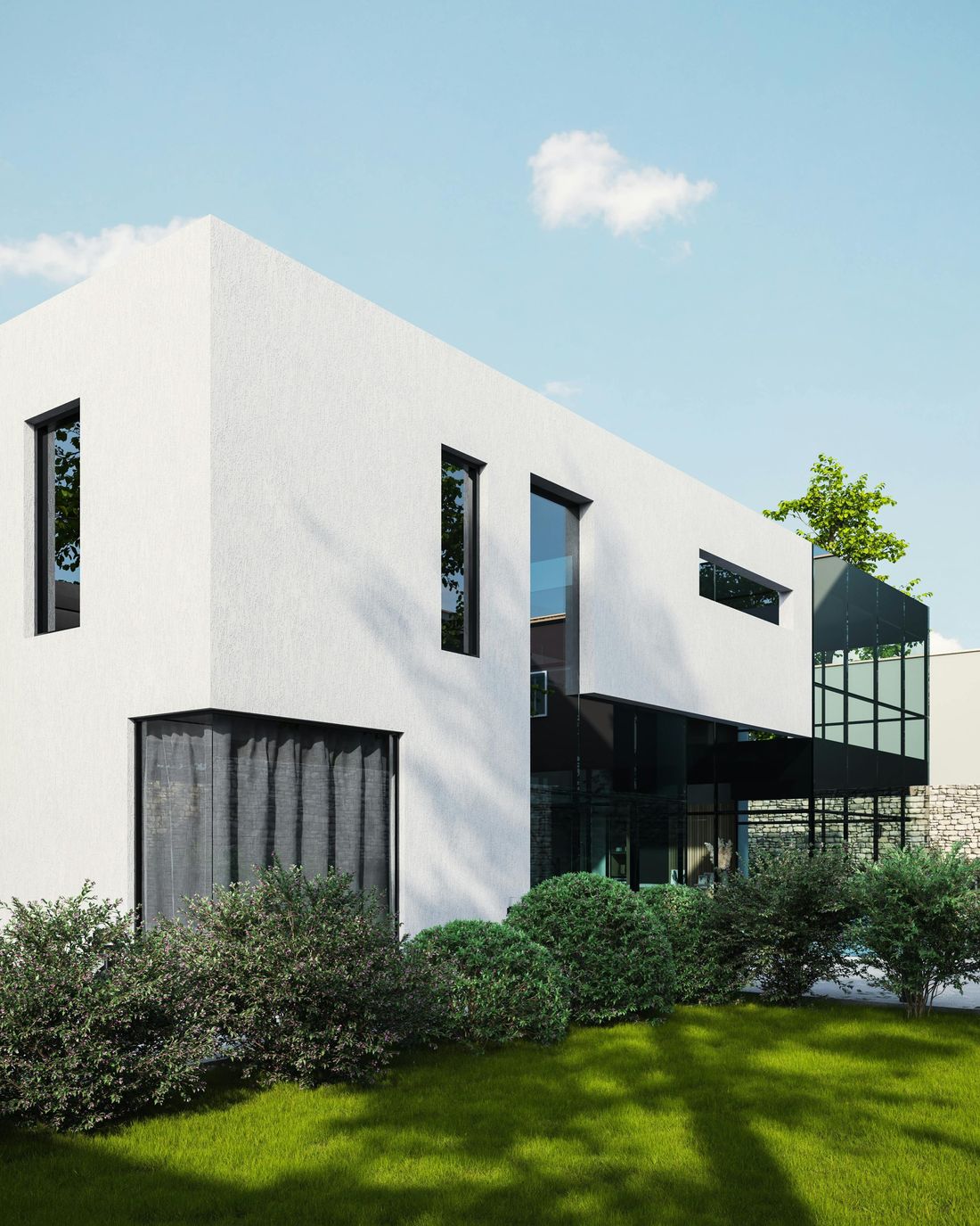 Residential building exterior